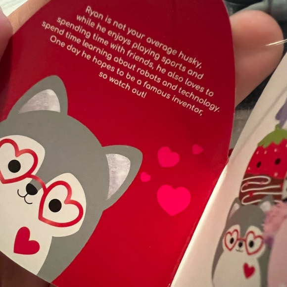 BNWT! Limited Edition Valentines Day Ryan the Husky 3.5” Clip - Picture 4 of 7